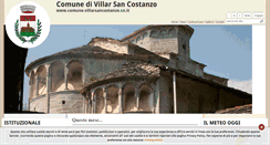 Desktop Screenshot of comune.villarsancostanzo.cn.it